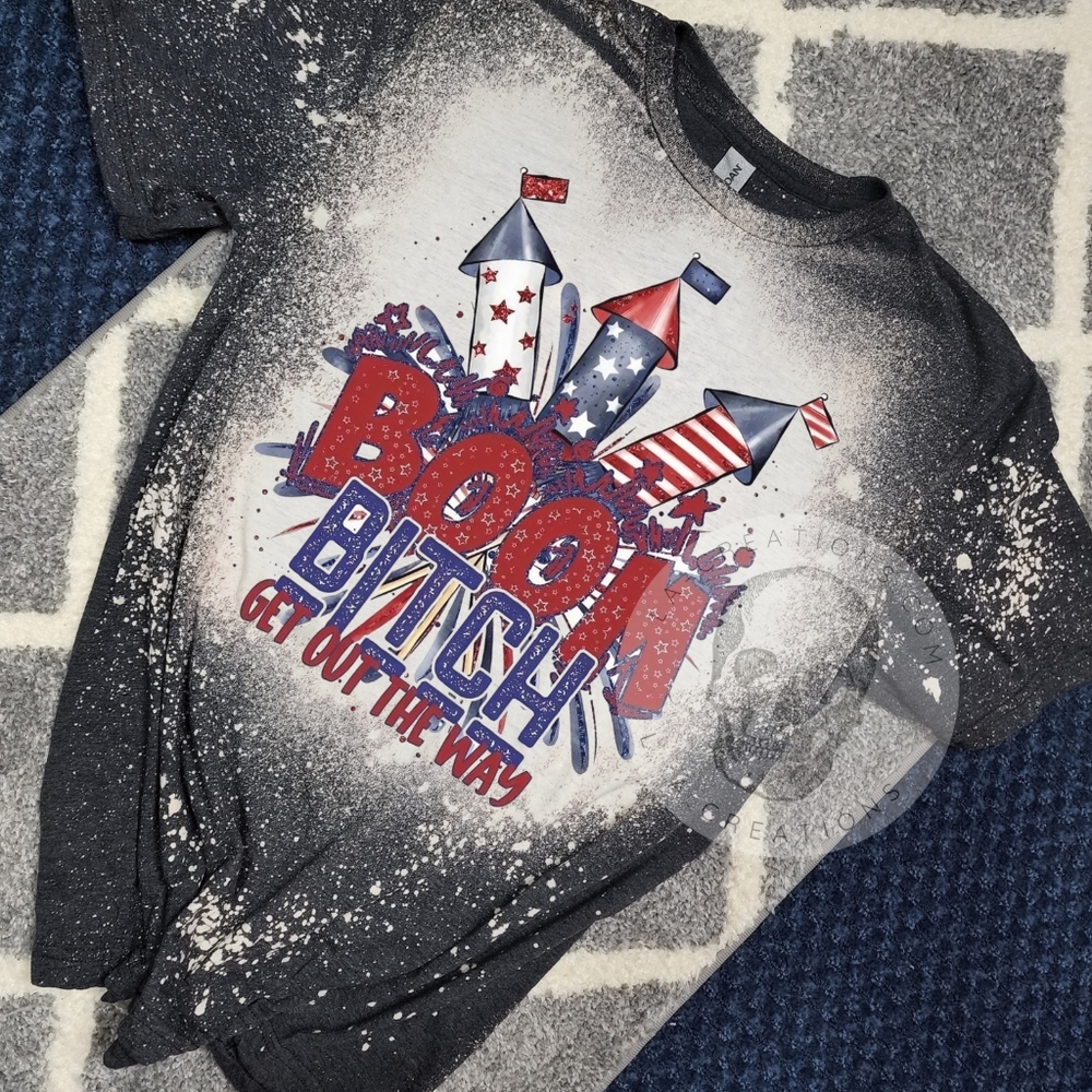 Get out of the way 4th of July shirt S-3x